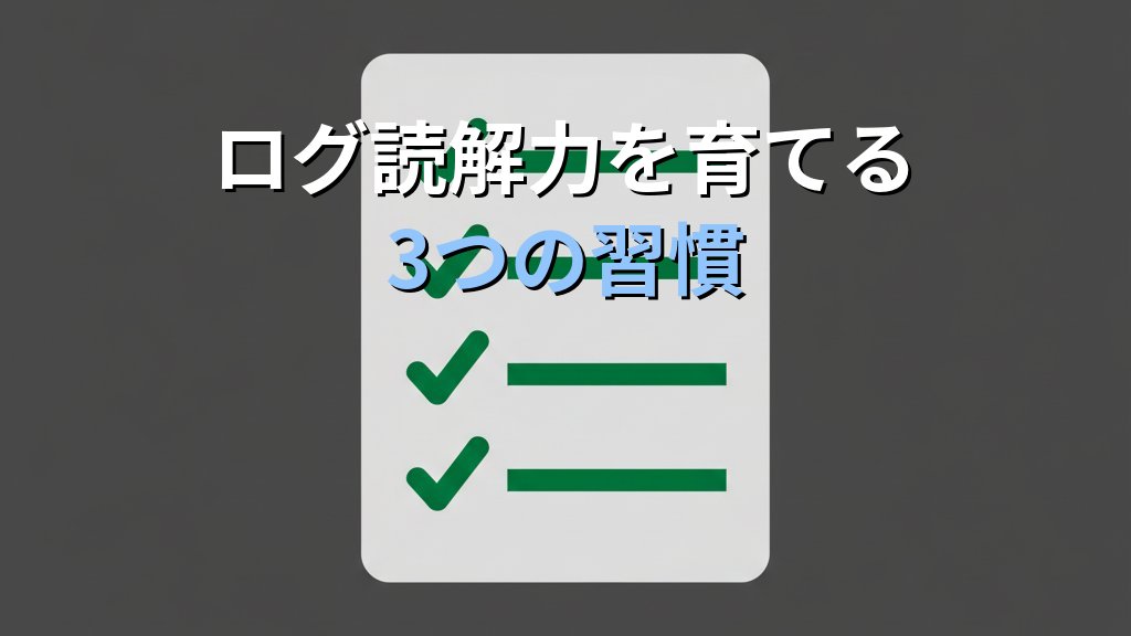Linuxのログが読めるだけで現場の信頼が変わる理由 - まとめ