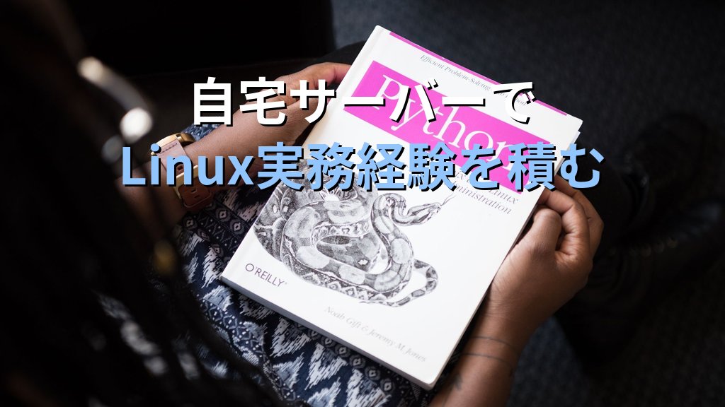 自宅サーバーでLinuxスキルを積む｜転職前に実務経験を補う環境構築の始め方
