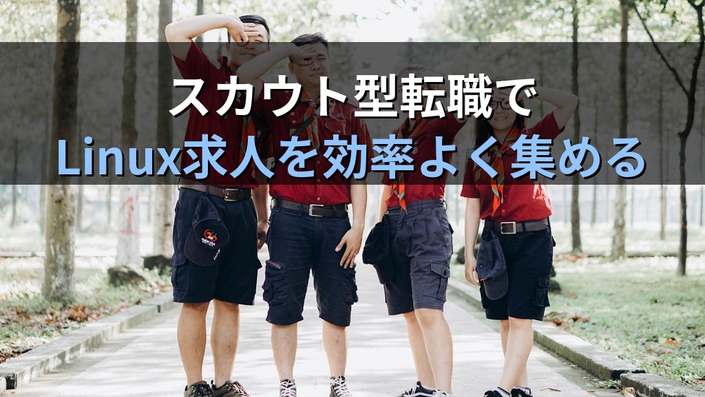 スカウト型転職でLinuxエンジニア求人を効率よく集める方法